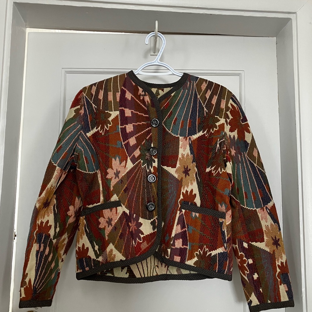 Vintage and colourful vest
